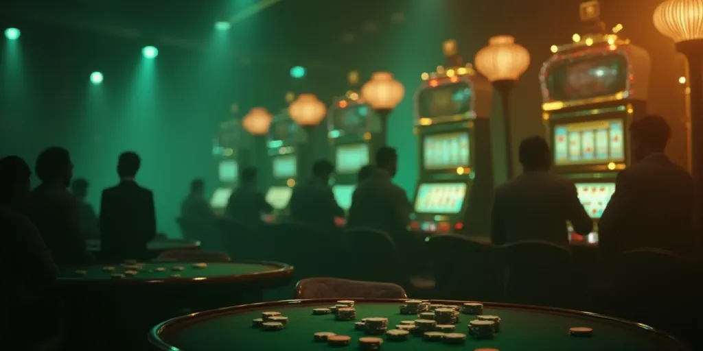 chips and slot machines